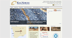Desktop Screenshot of kalnorthgoldmines.com